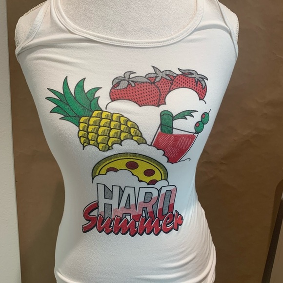 🇺🇸 Hard Summer Tank Top with Fruit - Picture 1 of 4